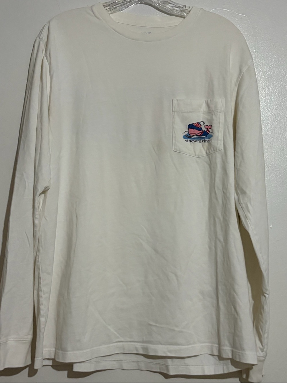 Vineyard Vines Hockey Long Sleeve Tee Adult Sz Medium